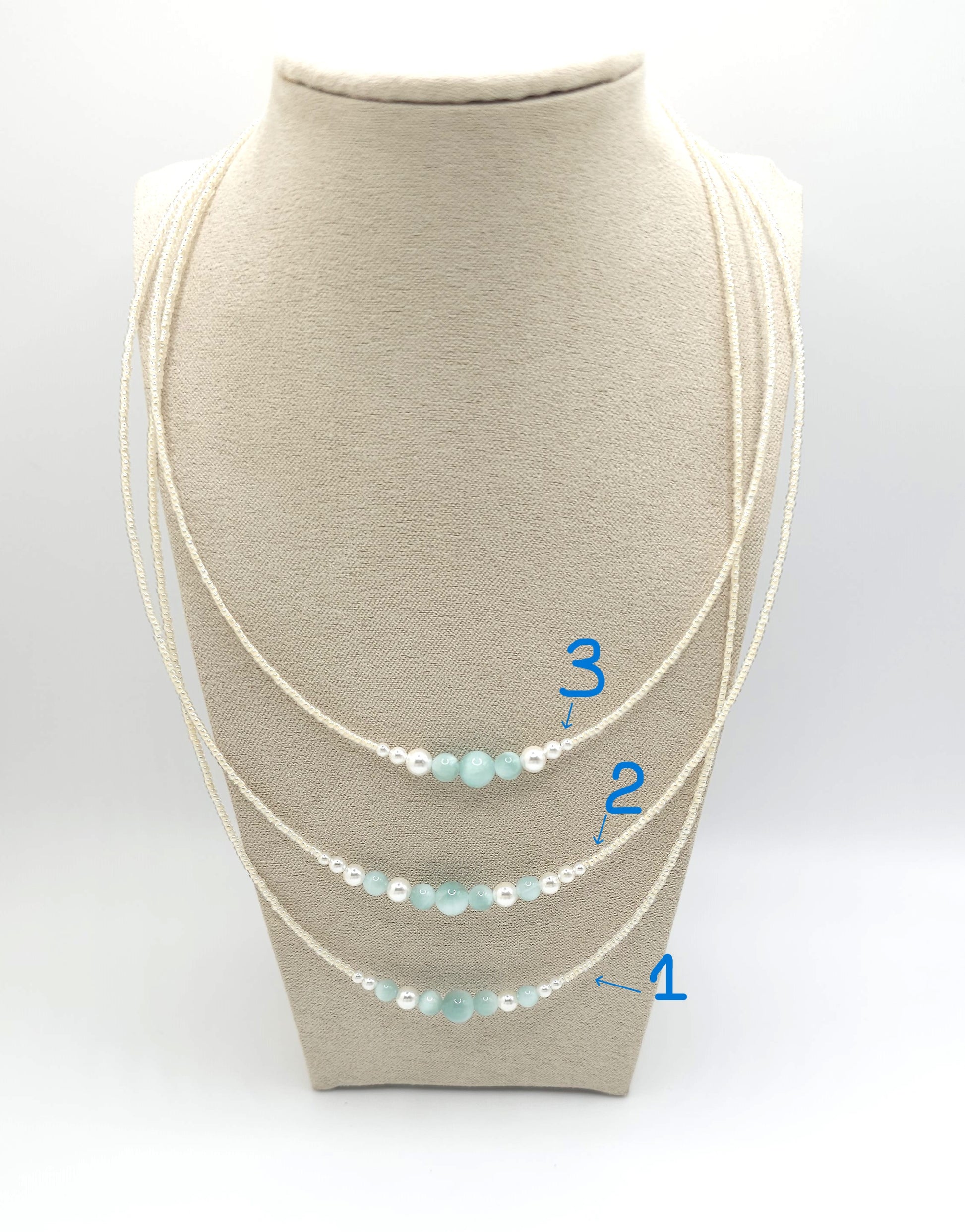 Larimar Dainty Necklace