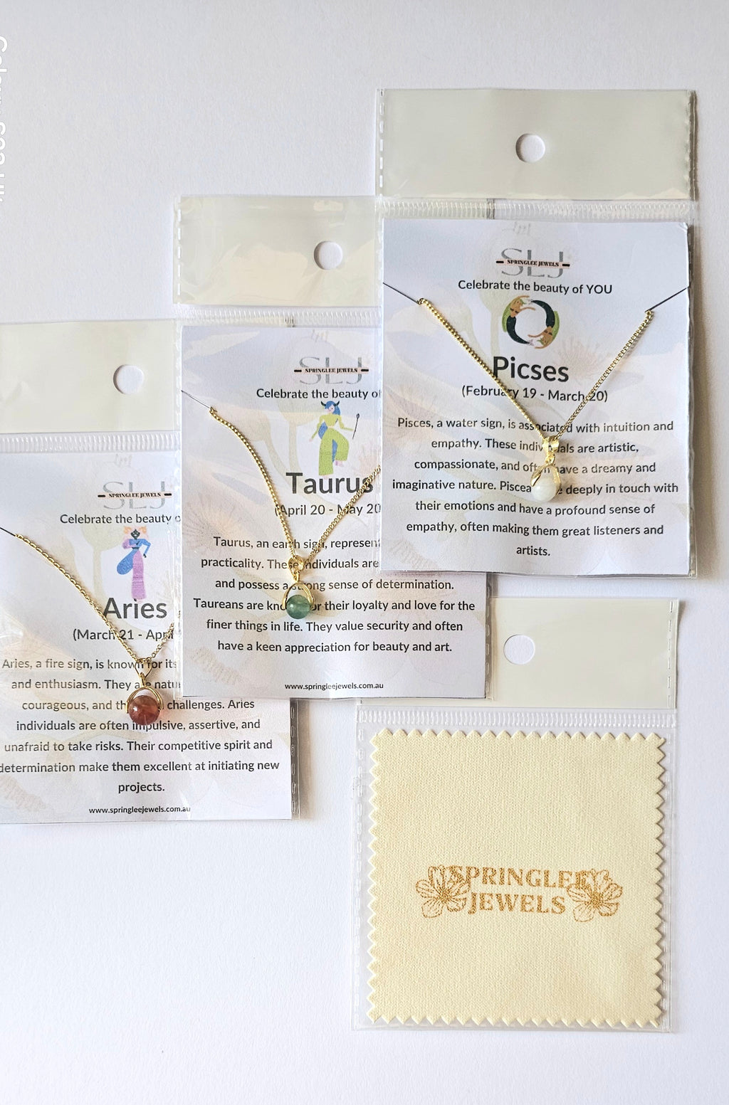 Zodiac Crystal Necklace