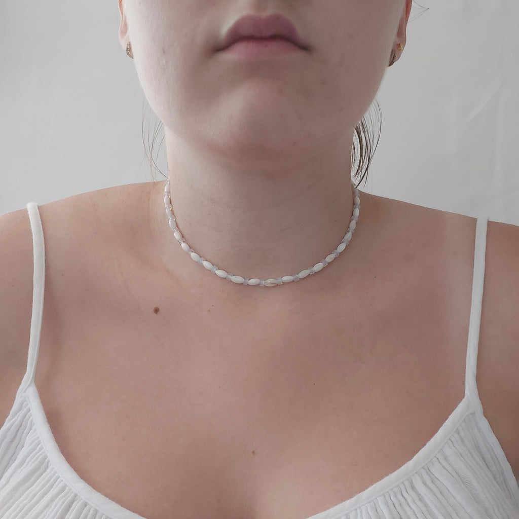 Opal and Mother of Pearl Necklace