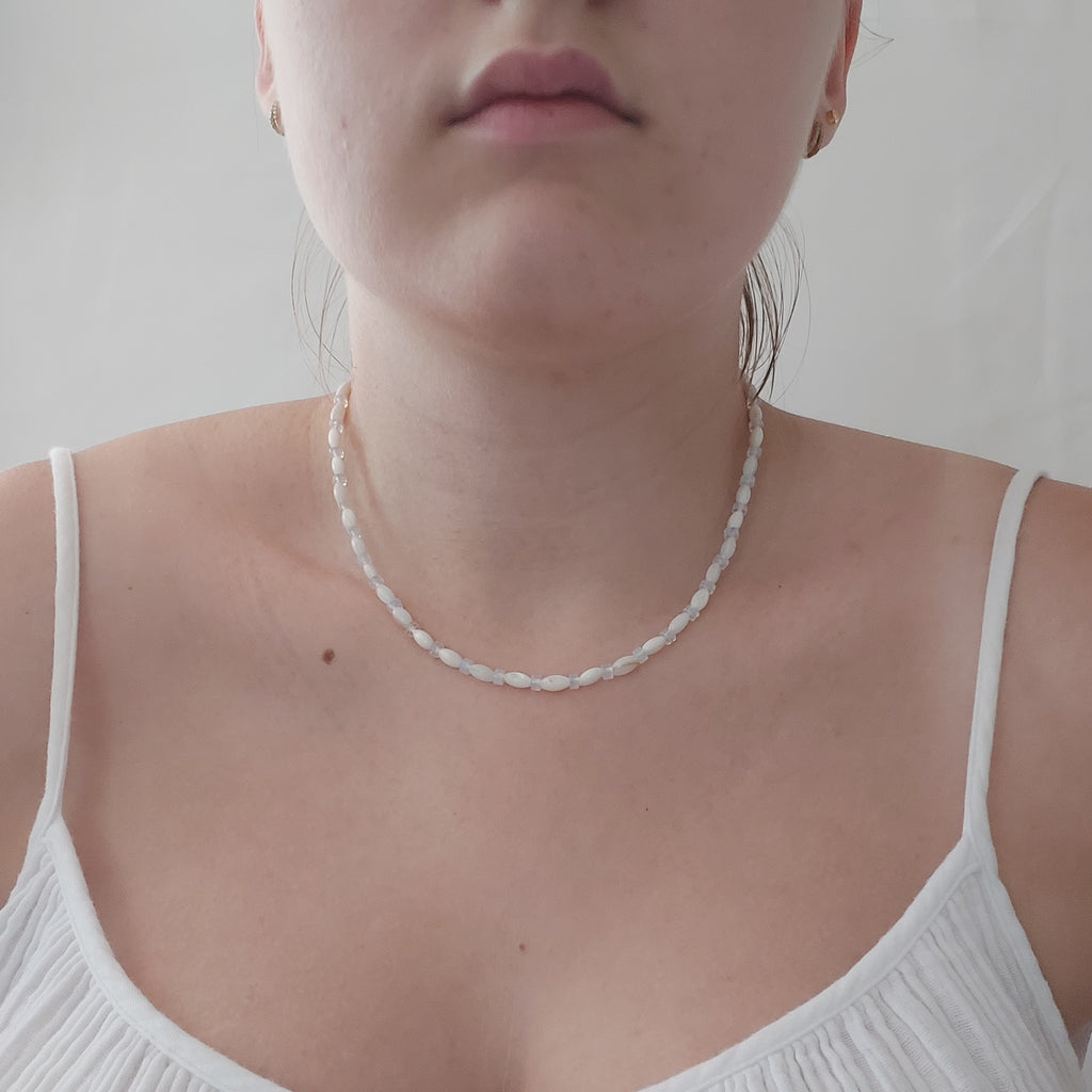 Opal and Mother of Pearl Necklace