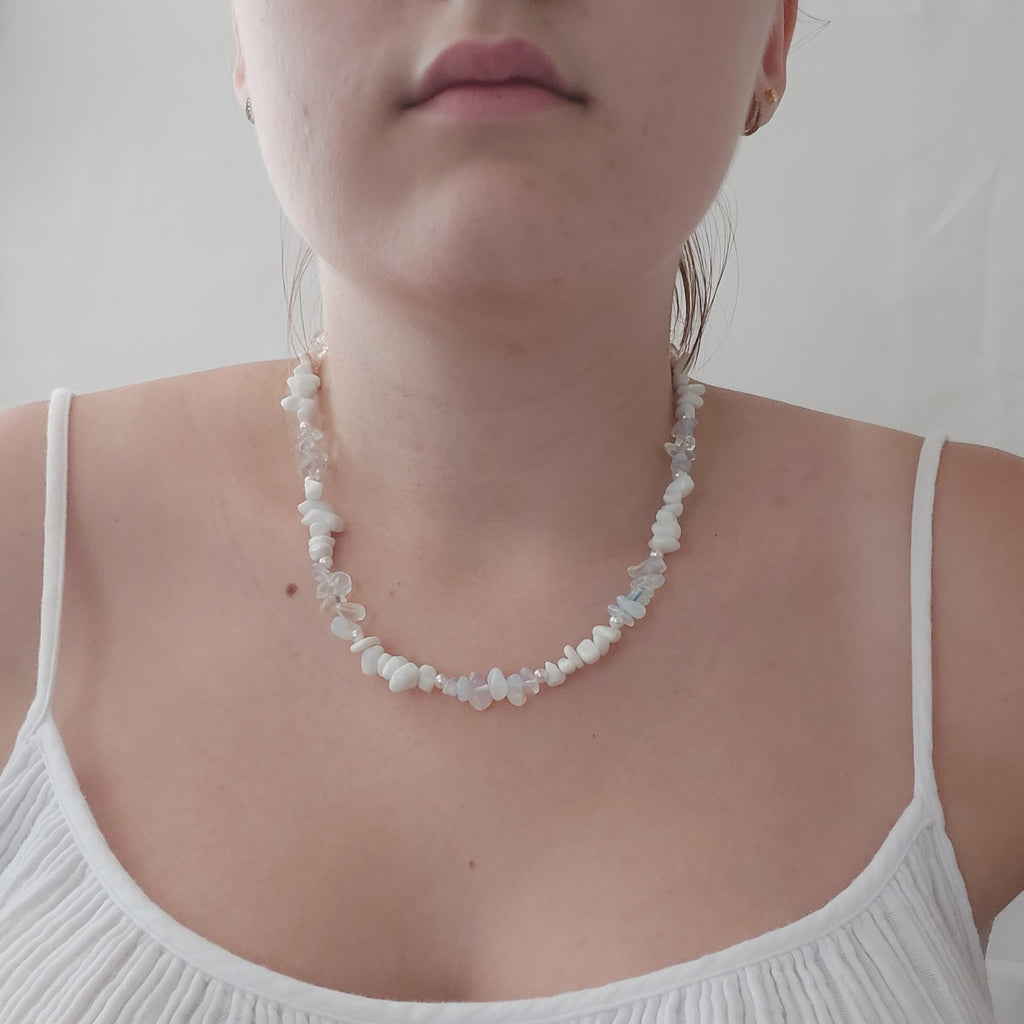 White Opal Necklace
