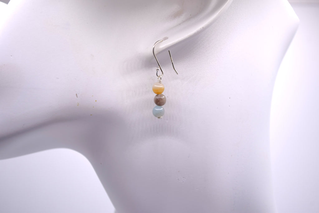 S925 Amazonite Earrings