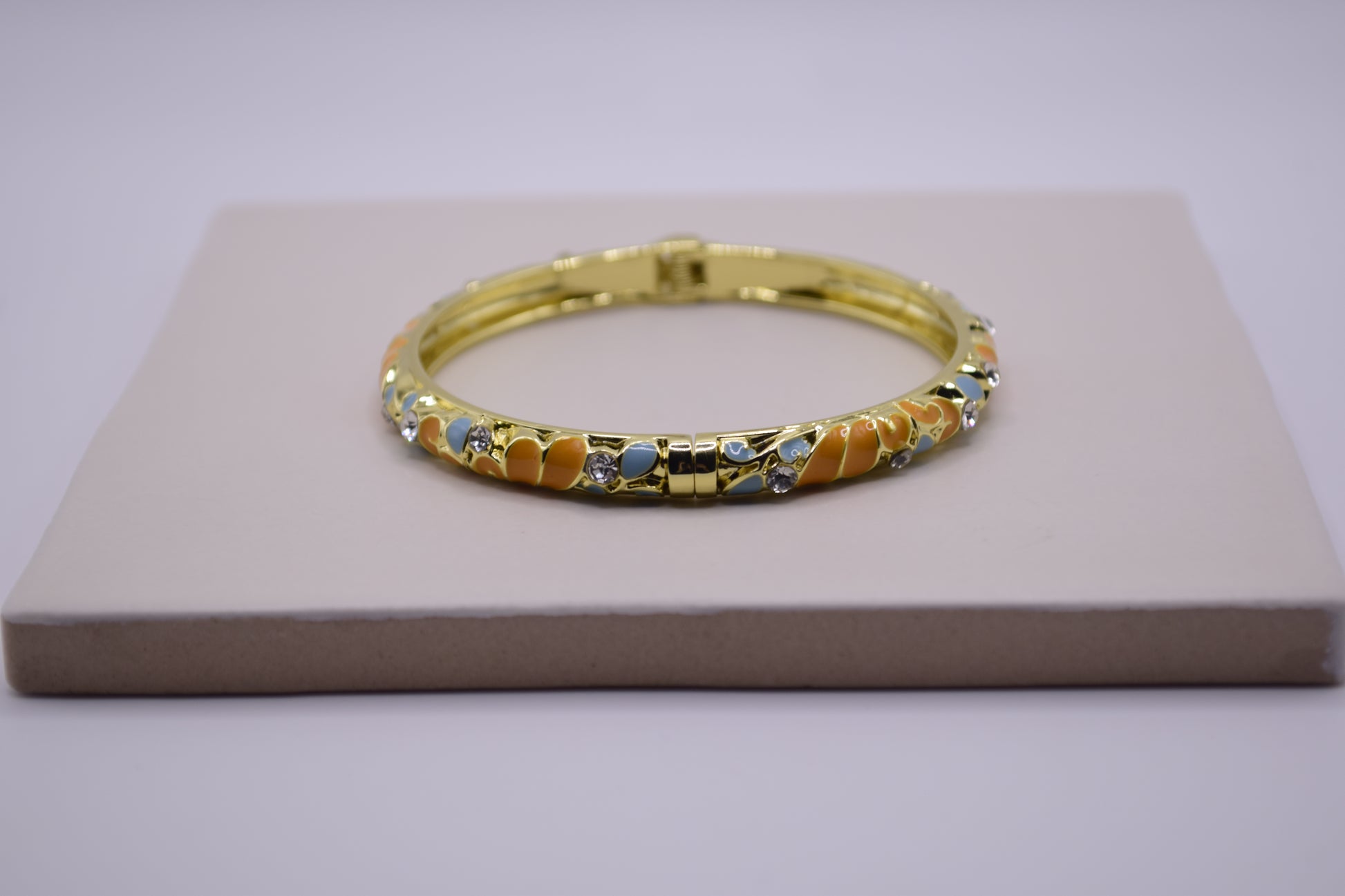 Mosaic Spark Enamel Bangle