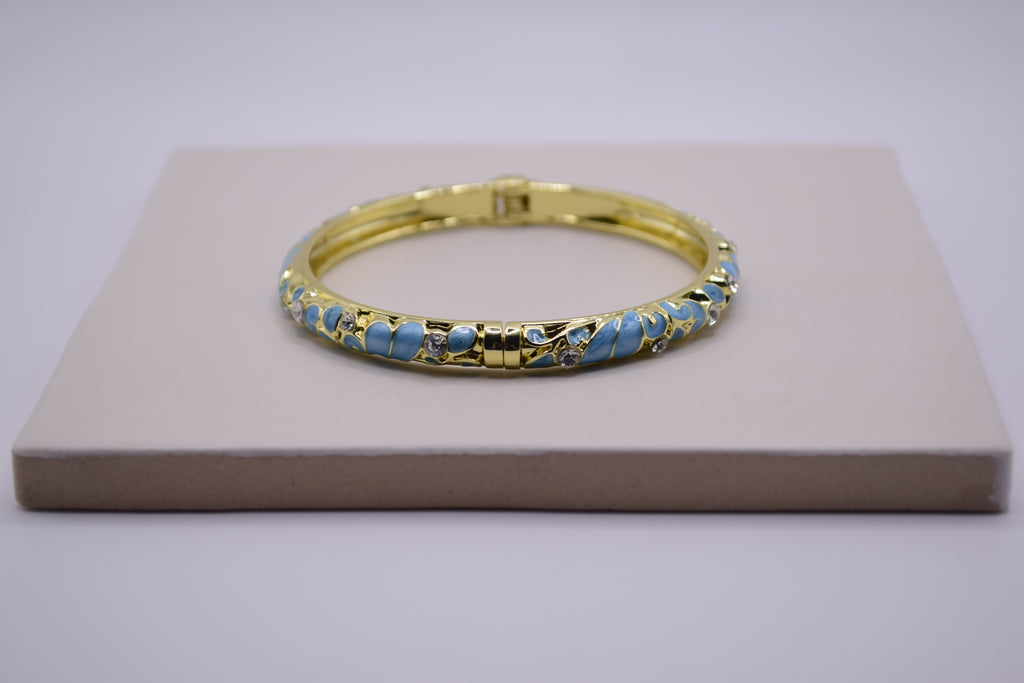 Mosaic Spark Enamel Bangle