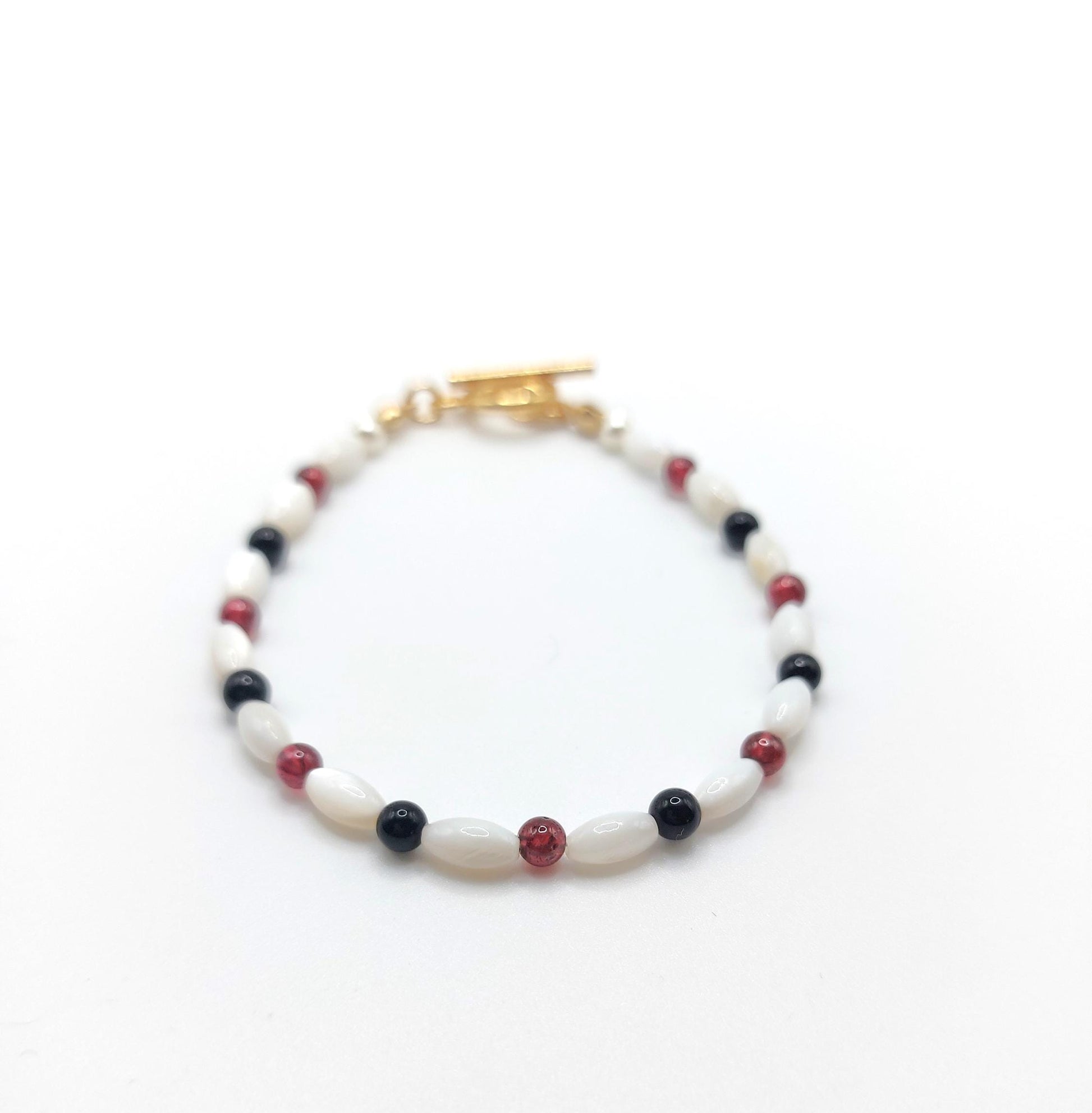 Agate & Garnet Necklace